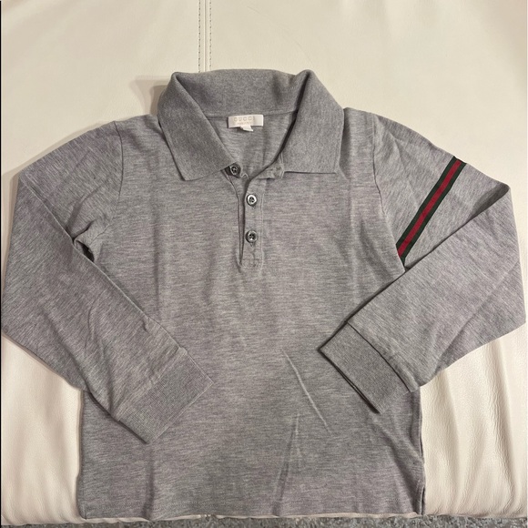 Boys Gucci Long Sleeve Polo - Picture 1 of 3